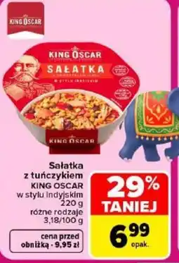 Carrefour Sałatka z tuńczykiem KING OSCAR w stylu indyjskim oferta