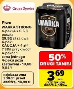 Carrefour Piwo WARKA STRONG oferta