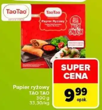 Carrefour Papier ryżowy TAO TAO oferta