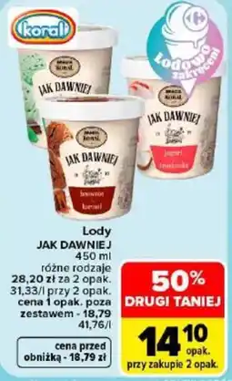 Carrefour Lody JAK DAWNIEJ oferta