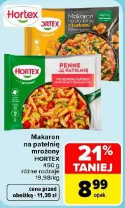Carrefour Makaron na patelnię mrożony Hortex oferta