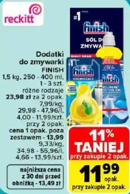 Carrefour Dodatki do zmywarki FINISH oferta