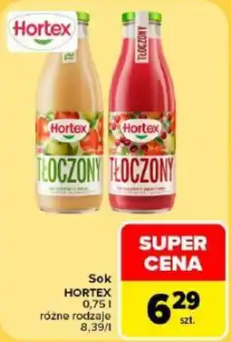 Carrefour Sok Hortex Tłoczony oferta