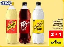 Carrefour Napój gazowany DR PEPPER, SCHWEPPES oferta