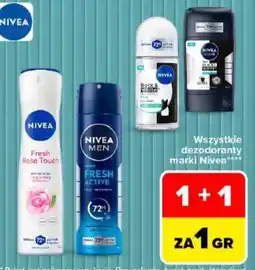 Carrefour Wszystkie dezodoranty marki Nivea oferta