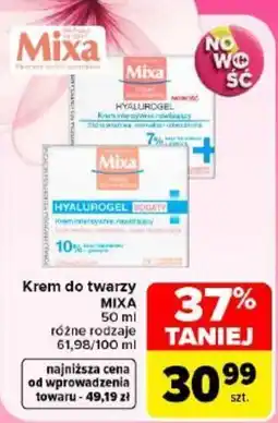 Carrefour Krem do twarzy MIXA oferta