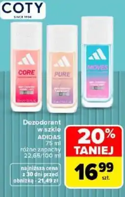 Carrefour Dezodorant w szkle ADIDAS oferta