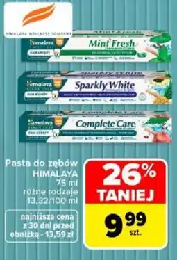 Carrefour Pasta do zębów Himalaya oferta