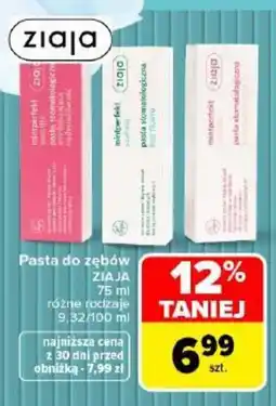 Carrefour Pasta do zębów ZIAJA oferta