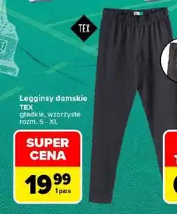 Carrefour Legginsy damskie TEX oferta