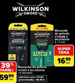 Carrefour Maszynka do golenia XTREME 3 Wilkinson oferta