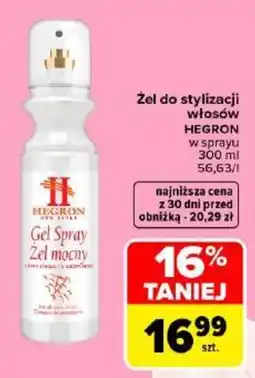 Carrefour Żel do stylizacji włosów HEGRON oferta