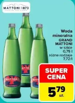Carrefour Woda mineralna GRAND MATTONI oferta