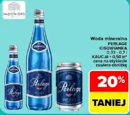 Carrefour Woda mineralna PERLAGE CISOWIANKA oferta