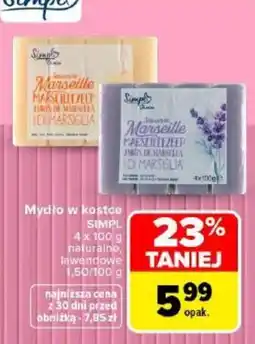 Carrefour Mydło w kostce SIMPL oferta