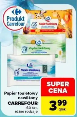 Carrefour Papier toaletowy nawilżany CARREFOUR oferta