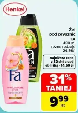 Carrefour Żel pod prysznic Fa oferta