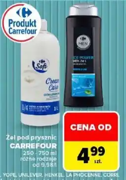 Carrefour Żel pod prysznic CARREFOUR oferta