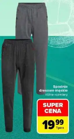 Carrefour Spodnie dresowe męskie oferta