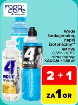 Carrefour Woda funkcjonalna, napój izotoniczny 4MOVE oferta