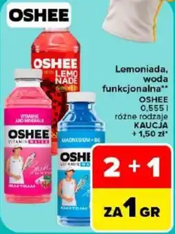 Carrefour Lemoniada, woda funkcjonalna OSHEE oferta