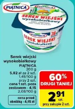 Carrefour Serek wiejski wysokobiałkowy PIĄTNICA oferta