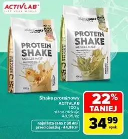 Carrefour Shake proteinowy ACTIVLAB oferta