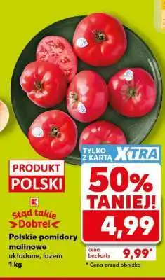 Kaufland Polskie pomidory malinowe układane, luzem 1 kg oferta