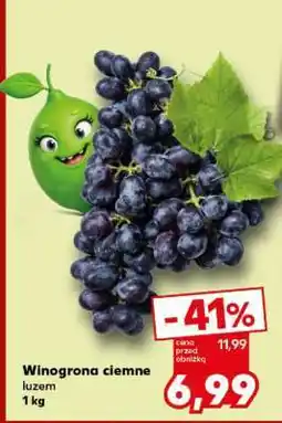 Kaufland Winogrona ciemne, luzem 1 kg oferta