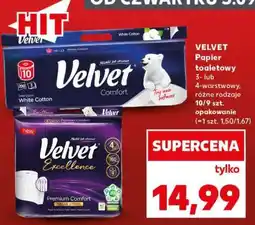 Kaufland Velvet papier toaletowy oferta