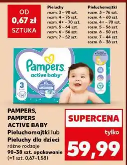 Kaufland PAMPERS, PAMPERS ACTIVE BABY oferta