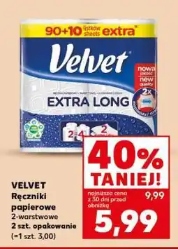 Kaufland VELVET Ręczniki papierowe oferta