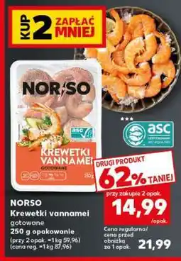 Kaufland NORSO Krewetki vannamei gotowane oferta