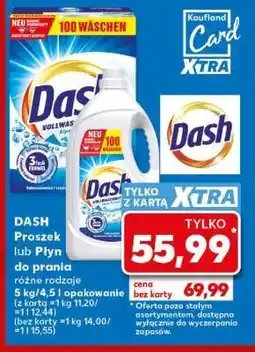 Kaufland DASH Proszek lub Płyn do prania oferta