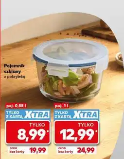 Kaufland Pojemnik szklany z pokrywką poj. 0,55 l oferta