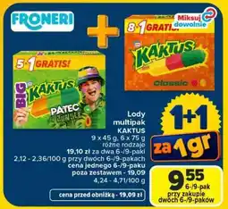 Carrefour Lody multipak KAKTUS oferta
