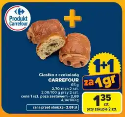 Carrefour Ciastko z czekolada Carrefour oferta