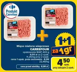 Carrefour Mięso mielone wieprzowe Carrefour oferta