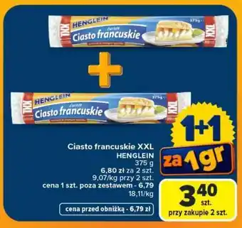 Ciasto francuskie XXL
