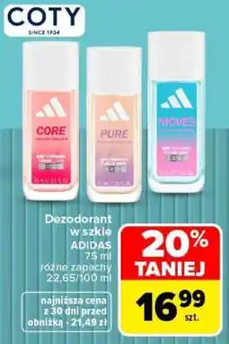 Carrefour Dezodorant w szkle ADIDAS oferta
