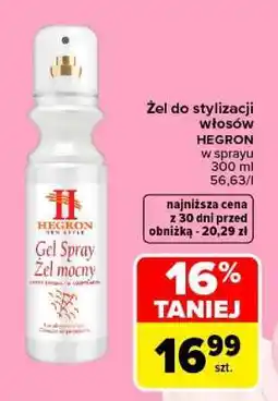 Carrefour Żel do stylizacji włosów HEGRON oferta