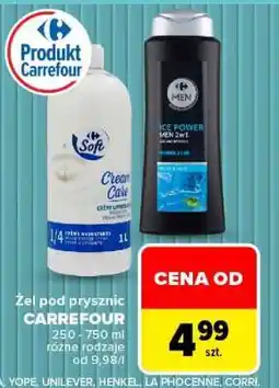 Carrefour Żel pod prysznic CARREFOUR oferta