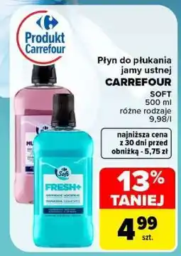 Carrefour Płyn do płukania jamy ustnej CARREFOUR oferta
