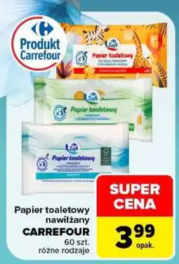 Carrefour Papier toaletowy nawilžany Carrefour oferta
