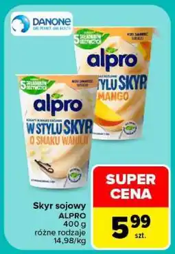Carrefour Skyr sojowy Alpro oferta