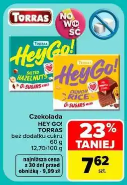 Carrefour Czekolada HEY GO! TORRAS oferta