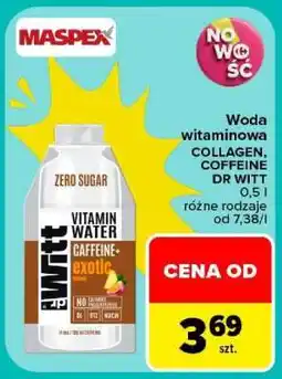 Carrefour Woda witaminowa COLLAGEN, COFFEINE DR WITT oferta
