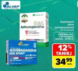 Carrefour OLIMP Ashwagandha 600 Sport oferta