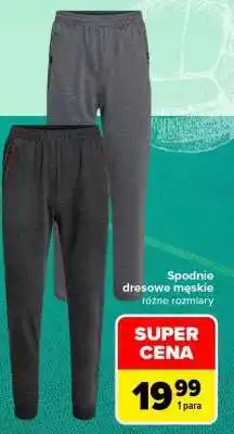 Carrefour Spodnie dresowe męskie oferta