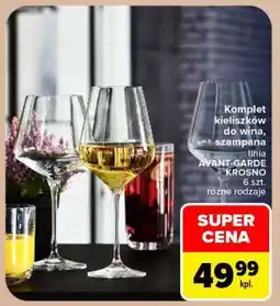 Carrefour Komplet kieliszków do wina, szampana oferta
